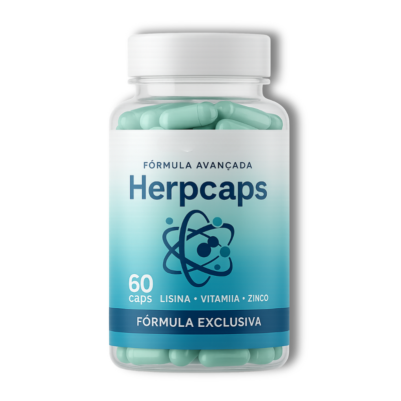 Herpcaps Original 60 Cápsulas - Suplemento Natural para Imunidade - Frete Grátis