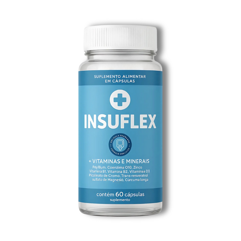 Insuflex  -  60 Cápsulas - Controle da Glicose + Frete Grátis