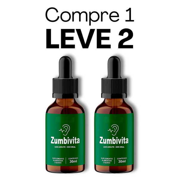 ZumbiVita Original 30ml  - Saúde Auditiva e Alívio de Zumbidos - Frete Grátis