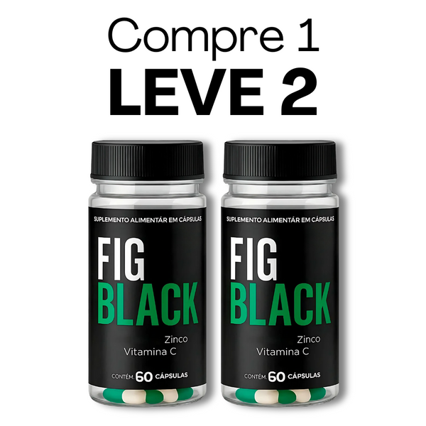 Fig Black Original 60 Cápsulas - Equilíbrio da Saúde Metabólica - Frete Grátis