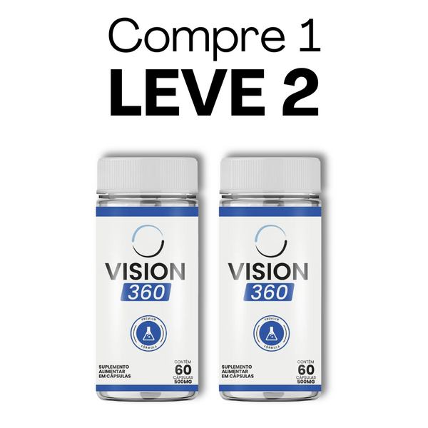 Vision 360 -  60 Cápsulas - Proteção para a Sua Visão + Frete Grátis