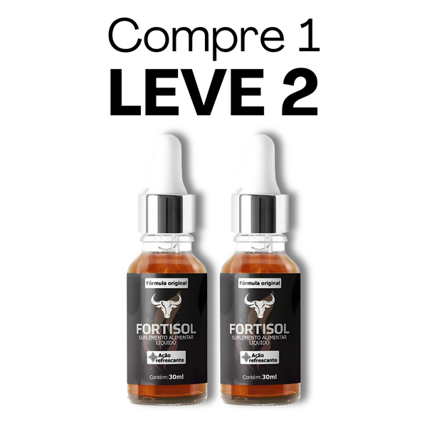 Fortisol  -  30ml - Se Sinta Mais Confiante + Frete Grátis