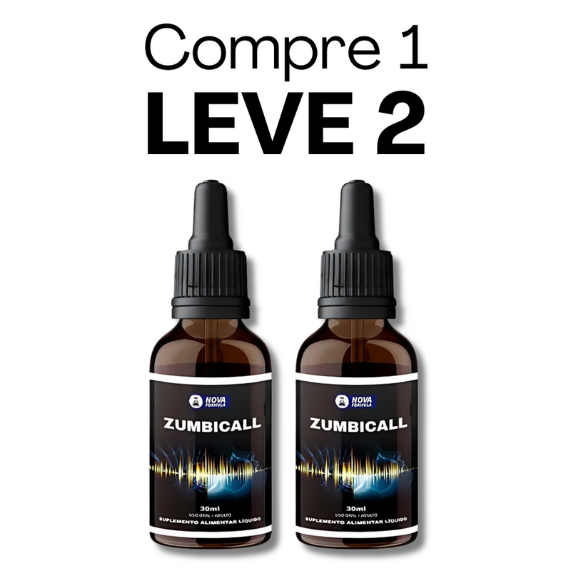 ZumbiCall Original 30ml - Saúde Auditiva - Frete Grátis