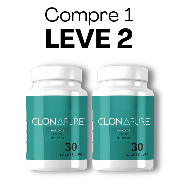 Clonapure  -  30 Sachês - Energia e Disposição Diária + Frete Grátis