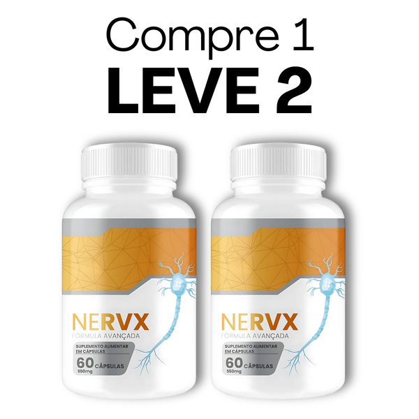 Nervx -  60 Cápsulas - Saúde dos Nervos + Frete Grátis