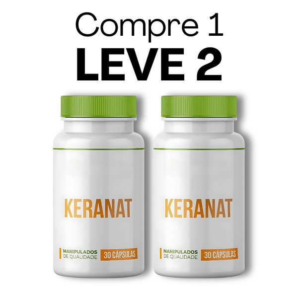 Keranat  -  30 Cápsulas - Cabelos Mais Saudáveis + Frete Grátis