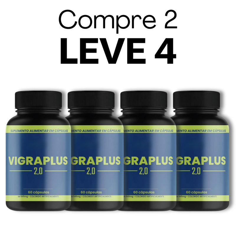 Vigraplus  -  60 Cápsulas - Desempenho para a Vida Íntima + Frete Grátis