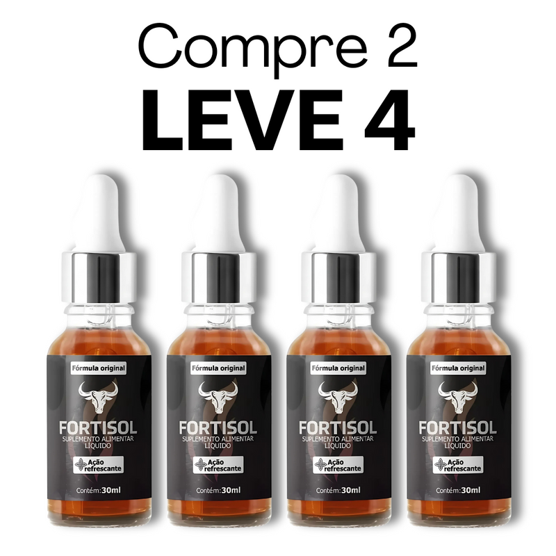 Fortisol  -  30ml - Se Sinta Mais Confiante + Frete Grátis