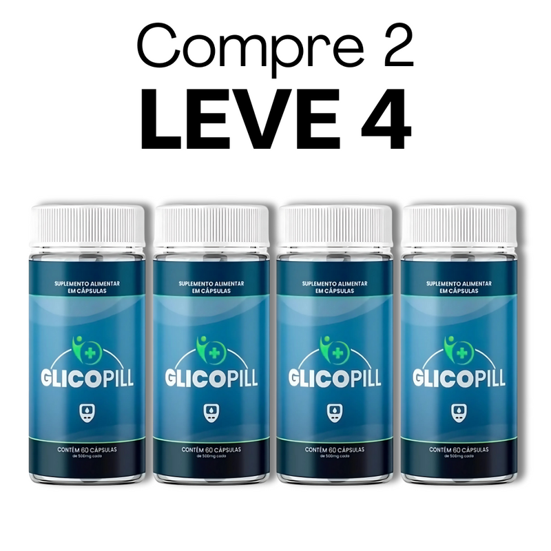 Glicopill -  60 Cápsulas - Equilíbrio da Glicose + Frete Grátis