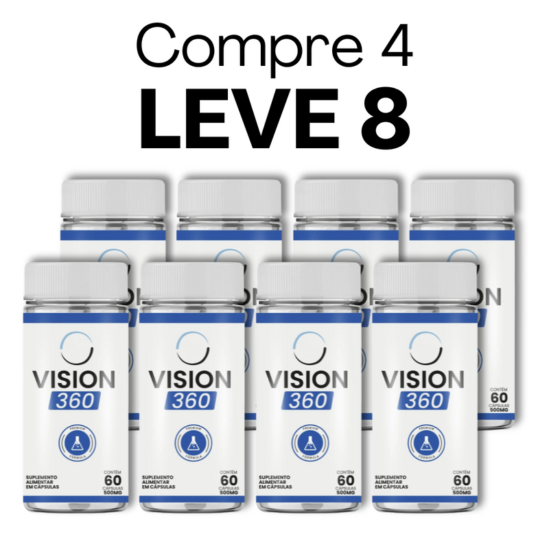 Vision 360 -  60 Cápsulas - Proteção para a Sua Visão + Frete Grátis