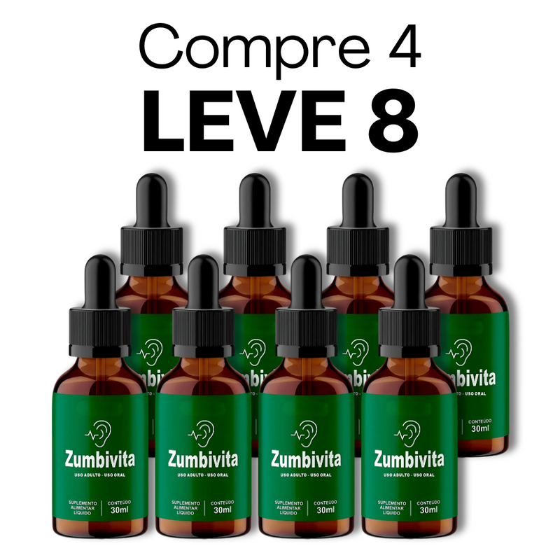 ZumbiVita Original 30ml  - Saúde Auditiva e Alívio de Zumbidos - Frete Grátis