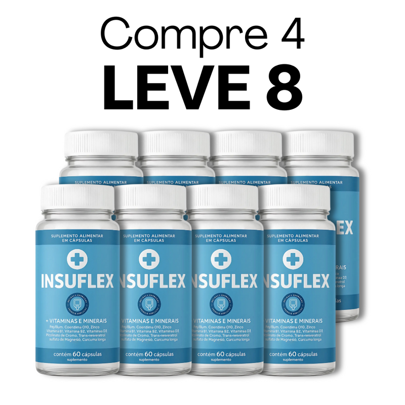 Insuflex  -  60 Cápsulas - Controle da Glicose + Frete Grátis