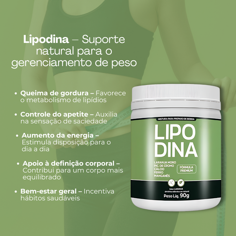 Lipodina -  90g - Controle do Apetite + Frete Grátis