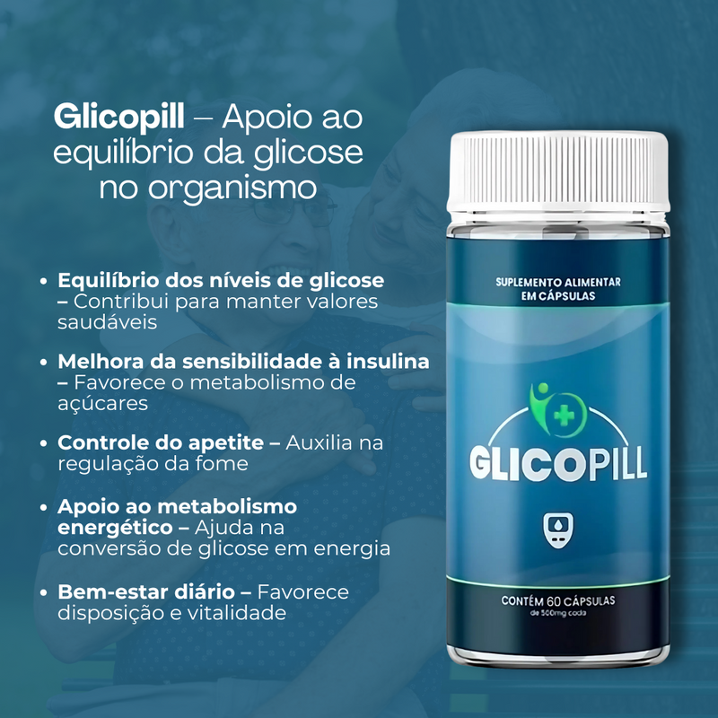 Glicopill -  60 Cápsulas - Equilíbrio da Glicose + Frete Grátis